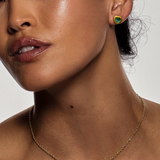 Ishtar Emerald Heart Necklace