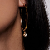 Pear Drop Hoops