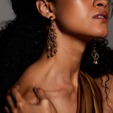 Diamond Drop Chandelier Earrings