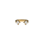 Princess Gap Diamond Ring