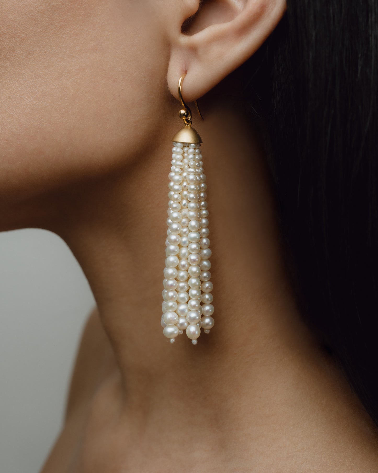 Pearl Tassel Earrings