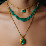 Ishtar Emerald Necklace Small