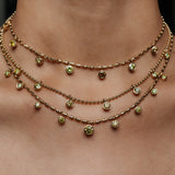 Seven Carousel Drop Necklace