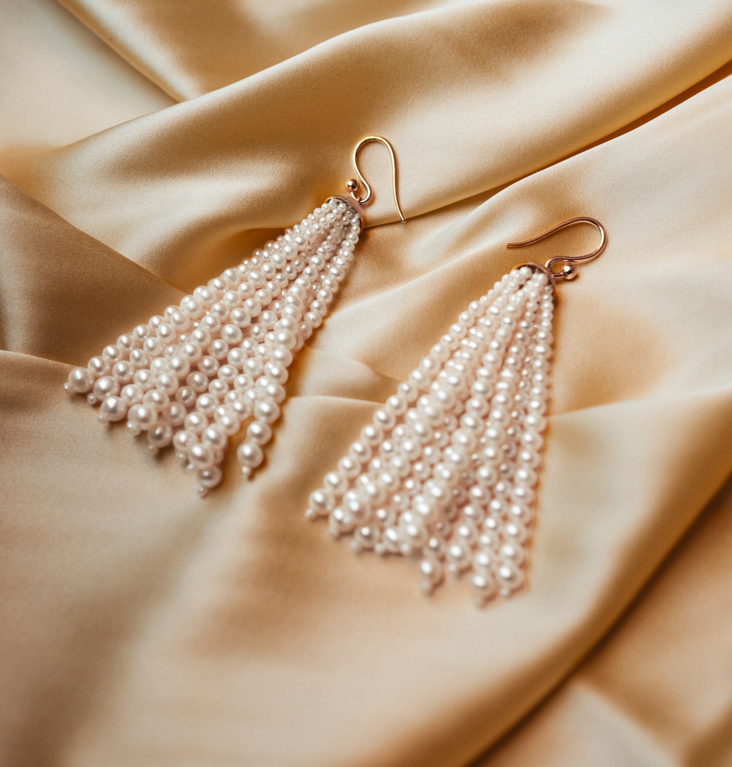 Pearl Tassel Earrings