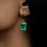 Ishtar Emerald Dangle Earrings