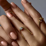 Fancy-Color Diamond Vanki Ring