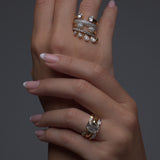 Diamond Pave Gap Ring