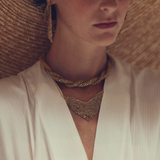 Large Natural Color Rope Necklace