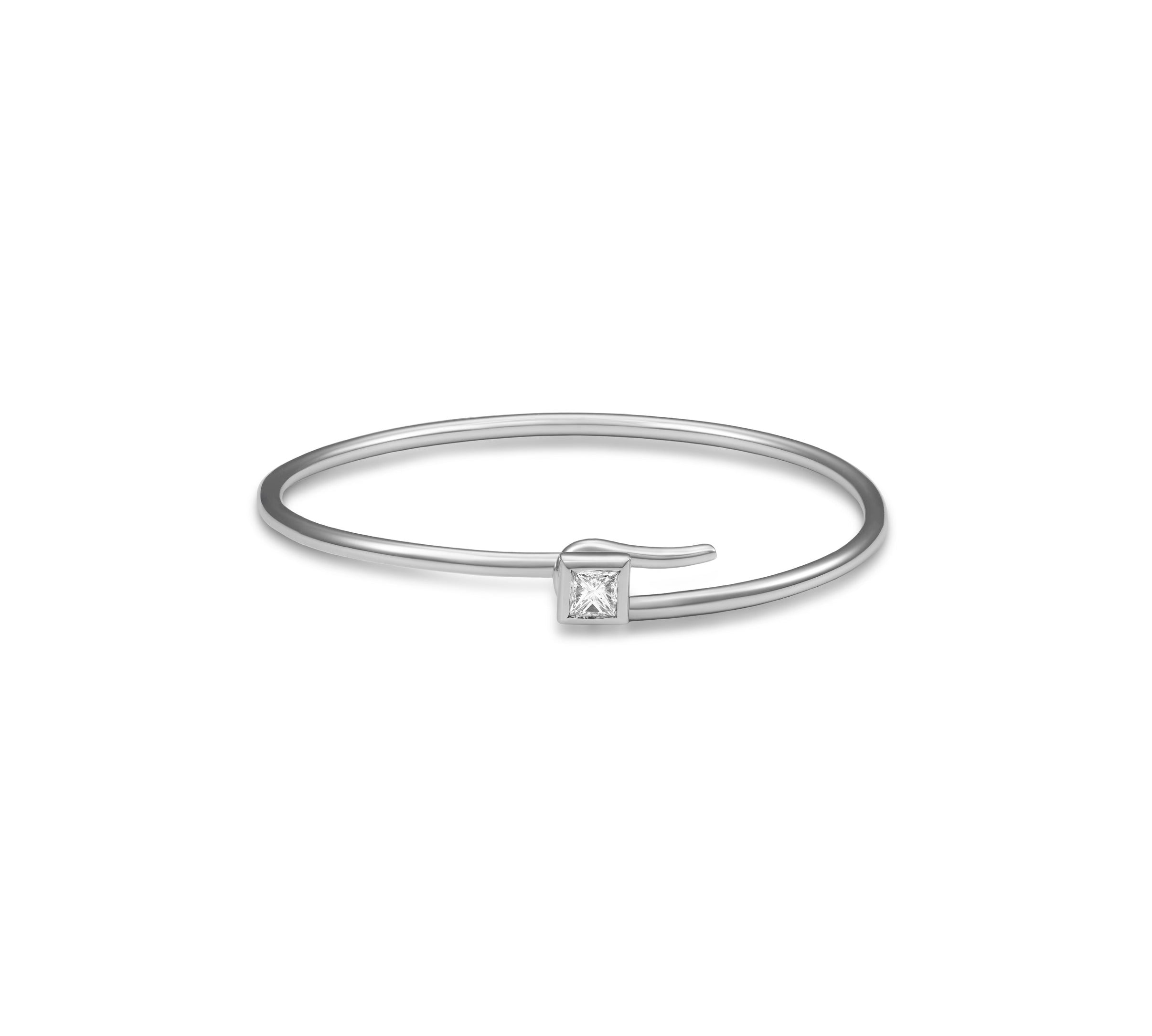 The JJ Knot Princess Diamond Bangle