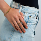 Dancing Fancy Color Diamond Briolette Drop Ring