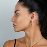 Fancy Color Diamond Double Linear Earring