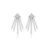 Diamond Starburst Ear Jacket & Earrings