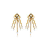 Diamond Starburst Ear Jacket & Earrings
