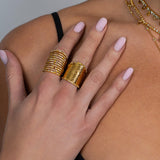 Fancy Color Diamond Cage Ring