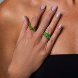 Crown Vanki Emerald Ring