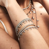 Pear Drop Diamond 2 in 1 Bracelet & Necklace