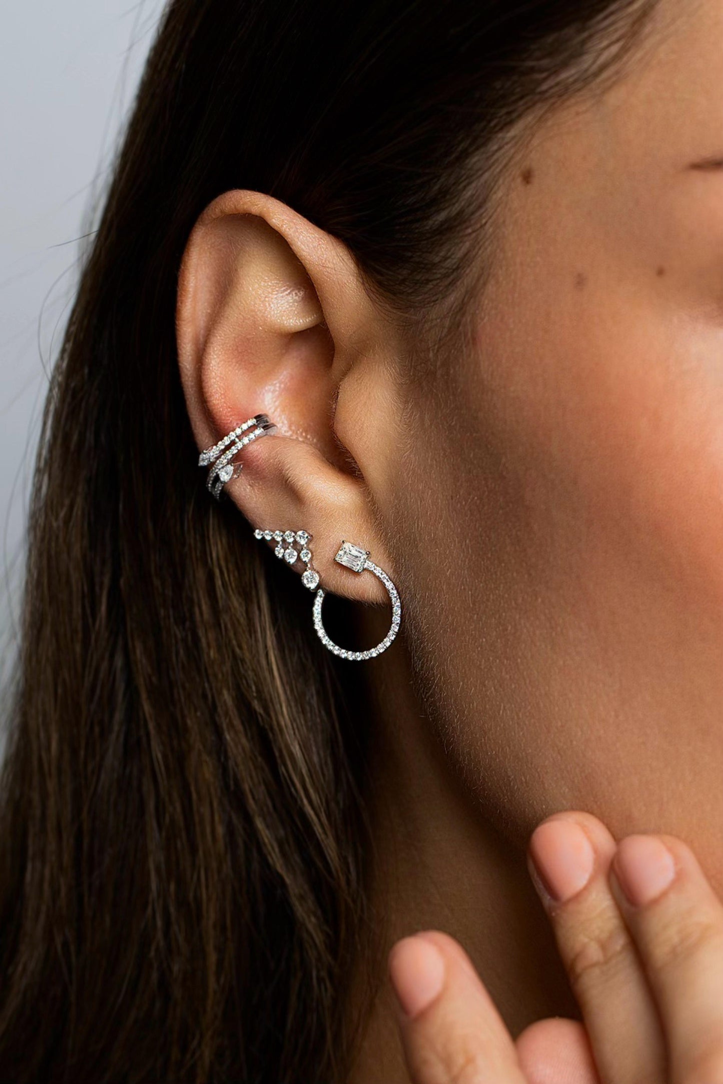 Fancy Color Petite Diamond Drip Stud