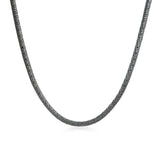 Black Diamond Snake Neckalce