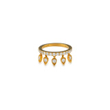 Dancing Diamond Reverse Drop Ring