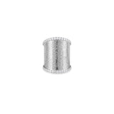 Diamond Edged Texture Ring