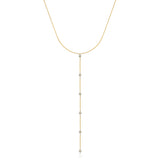 Diamond Marquise Lariat Necklace