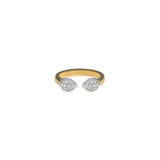 Diamond Pave Gap Ring