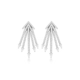 Diamond Starburst Ear Jacket & Earrings