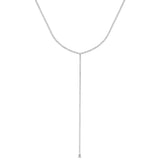 Diamond Tennis Lariat Necklace