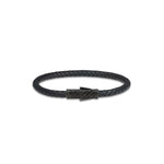 Black Diamond Leather Bracelet