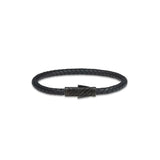 Black Diamond Leather Bracelet