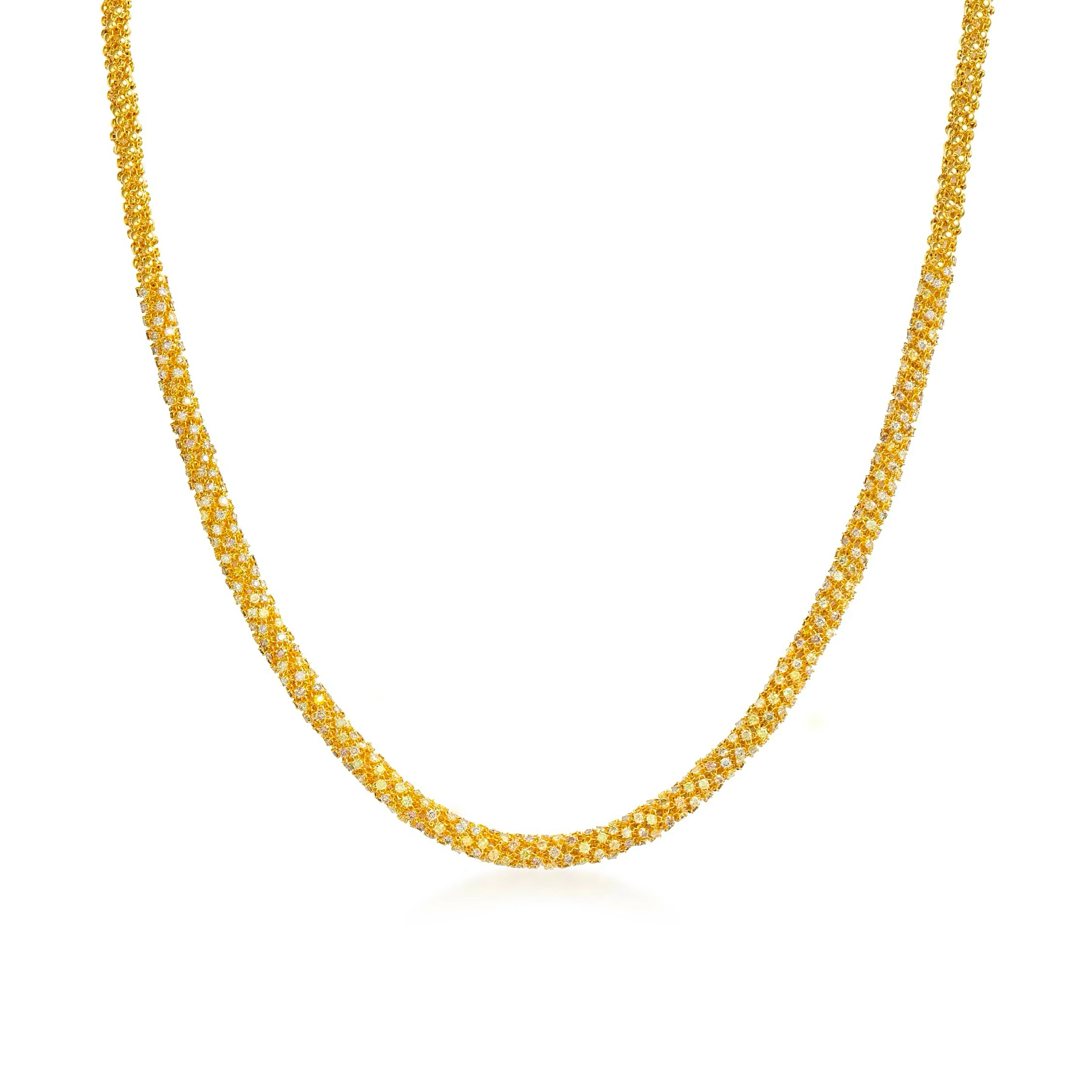 Natural Color Rope Necklace