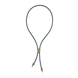 Natural Color Shield Bolo Necklace