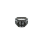 Black Diamond Signet Ring