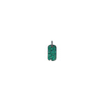 Petite Emerald Dog Tag