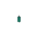 Petite Emerald Dog Tag