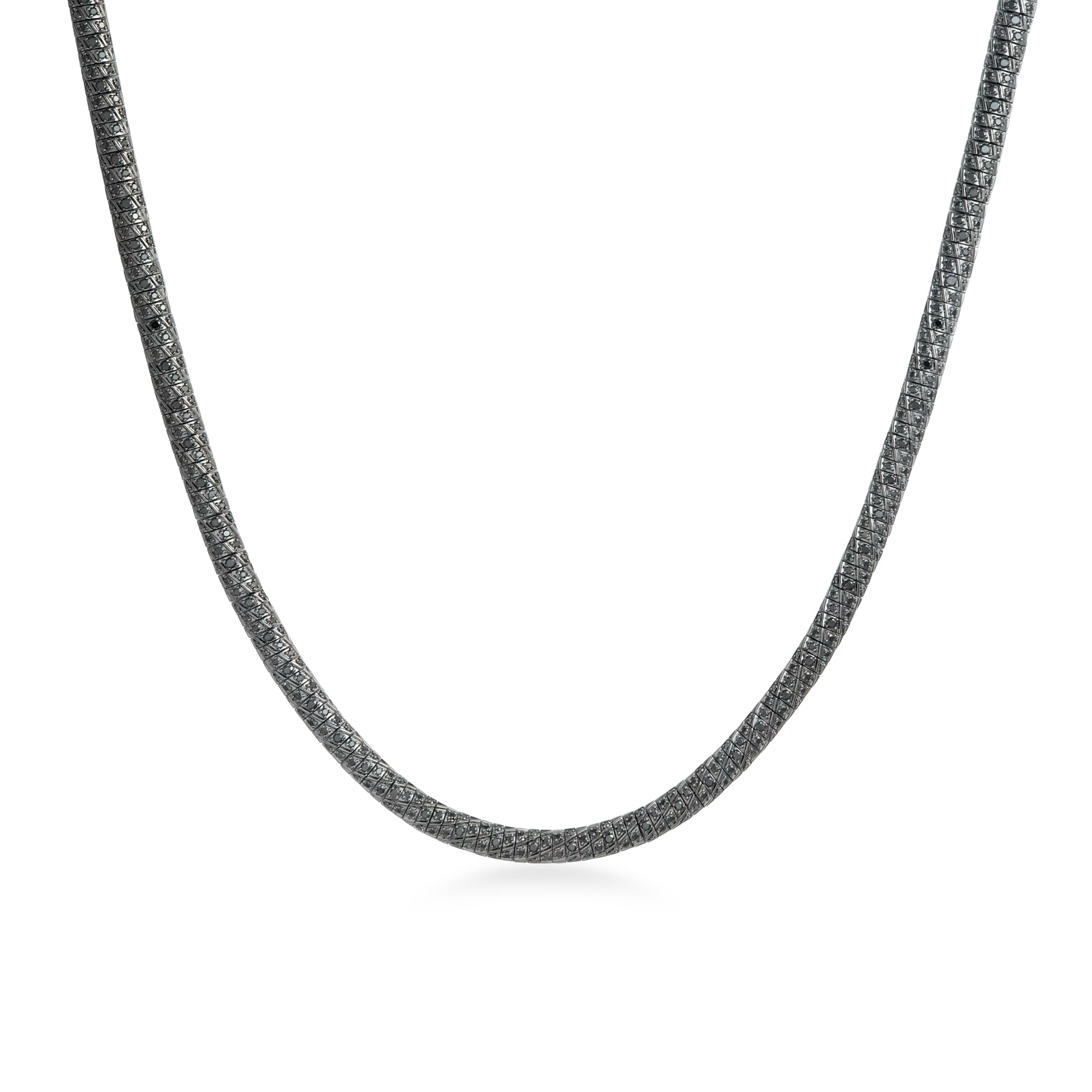 Black Diamond Snake Neckalce