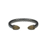 Natural Color Diamond Gap Bangle