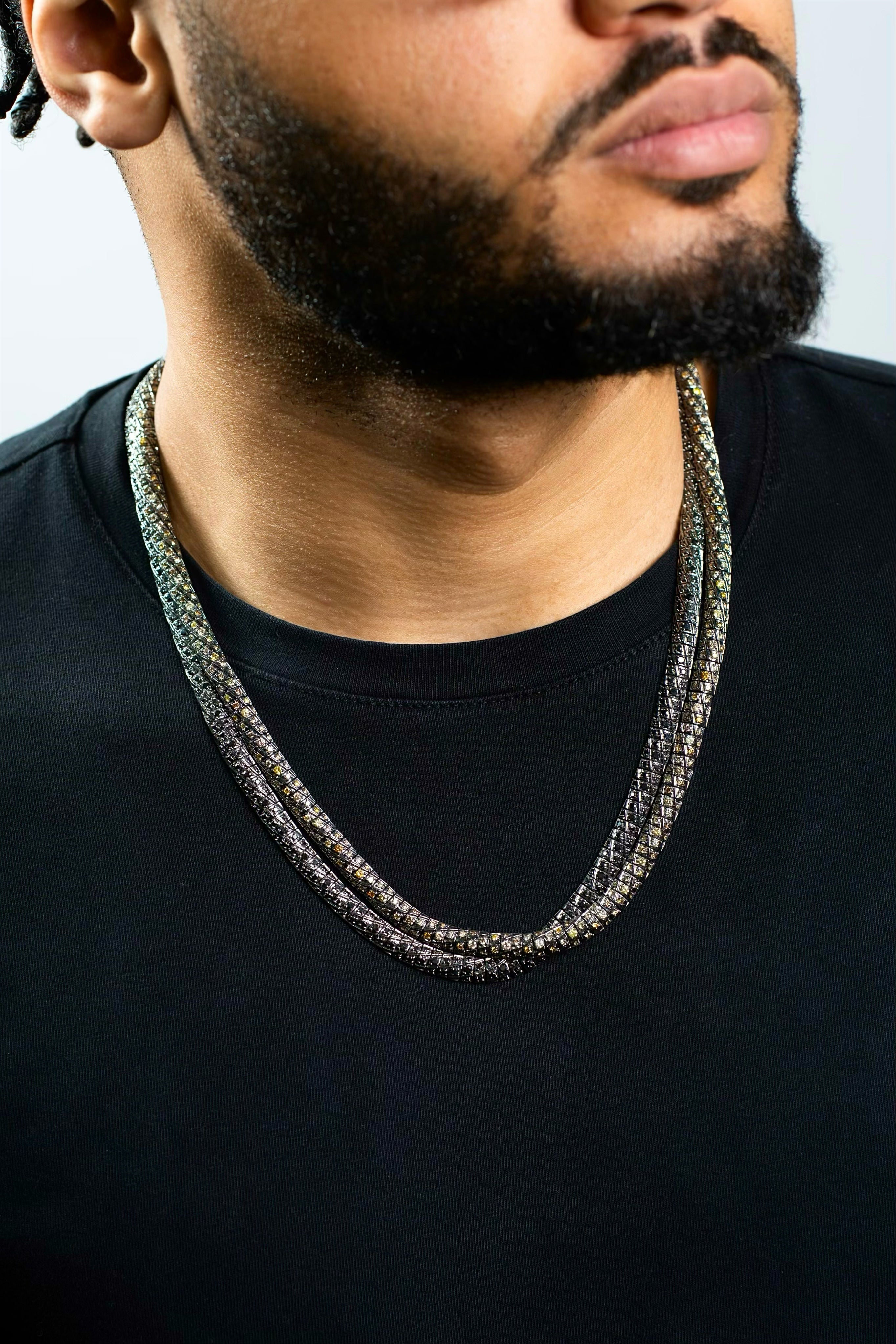 Black Diamond Rope Necklace