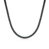 Black Diamond Rope Necklace