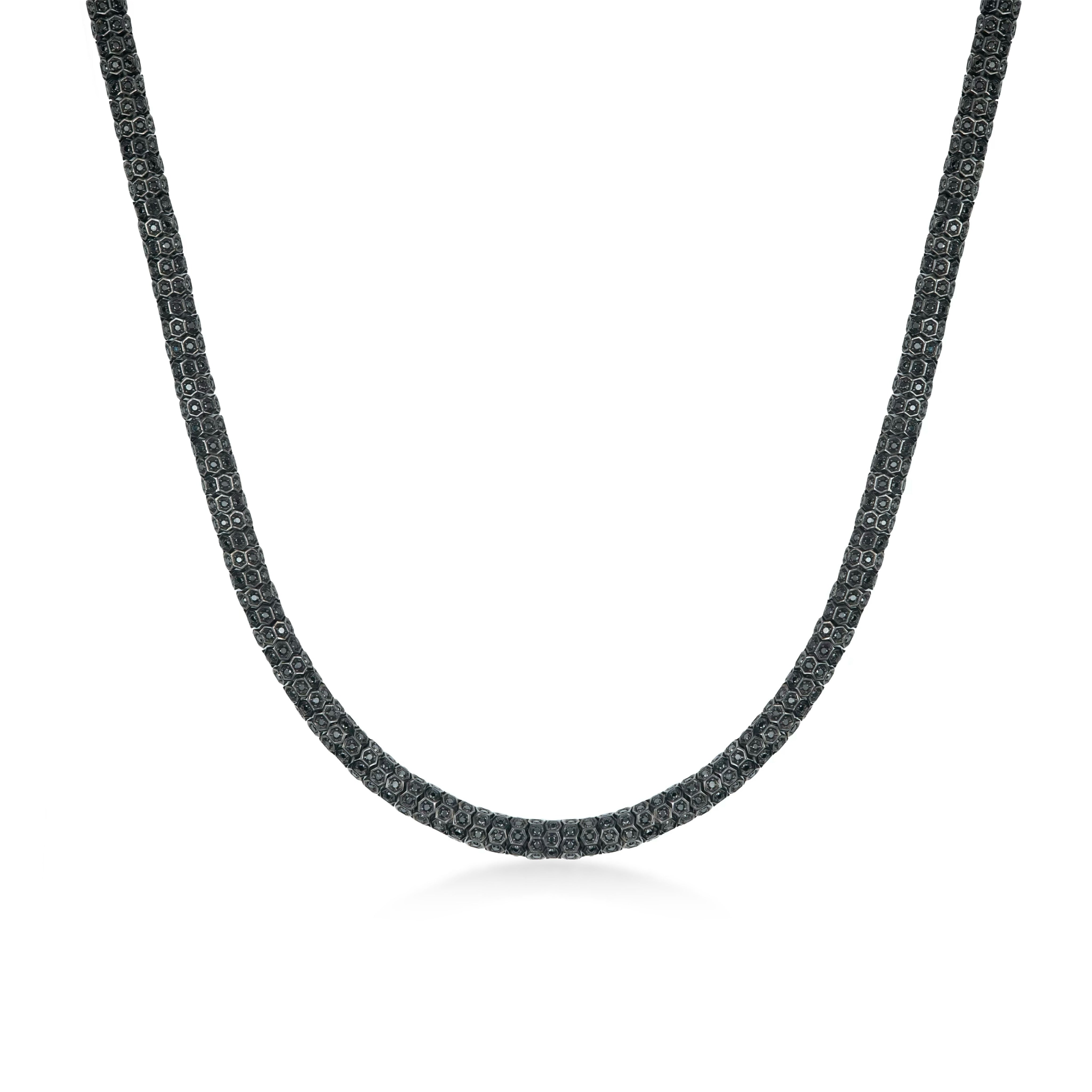 Black Diamond Rope Necklace