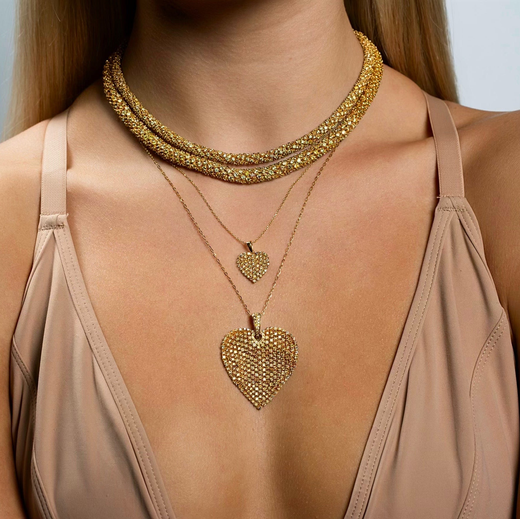 Natural Color Rope Necklace