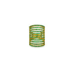 Emerld Cage Ring