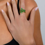 Emerald Cleopatra Ring
