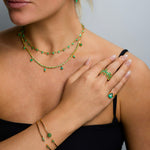 Emerald Flexi Bangle