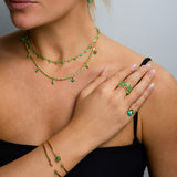 Emerald Flexi Bangle