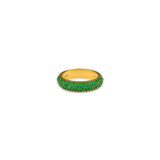 Emerald Pave Ring