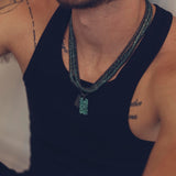 Emerald Snake Necklace