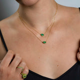 Emerald Split Vanki Ring