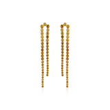 Fancy Color Diamond Lasso Linear Diamond Earrings