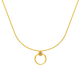 Fancy Color Diamond Pear Halo Circle Pendant Necklace